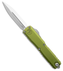 Microtech UTX-70 Gen IV D/E OTF Automatic Knife OD Green Aluminum (2.5" SW)