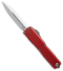 Microtech UTX-70 Gen IV D/E OTF Automatic Knife Red Aluminum (2.5" SW)