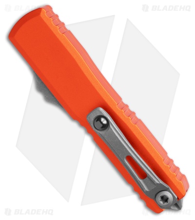 Microtech UTX-70 Gen IV S/E OTF Automatic Knife Orange Aluminum (2.5" Apoc)