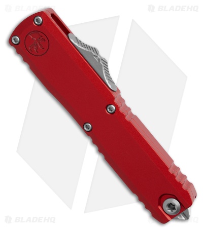 Microtech UTX-70 Gen IV T/E OTF Automatic Knife Red Aluminum (2.5" SW)