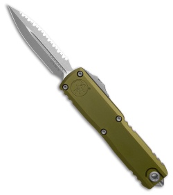 Microtech UTX-85 D/E Gen IV OTF Automatic Knife OD Green (3.1" Apoc Full Serr)