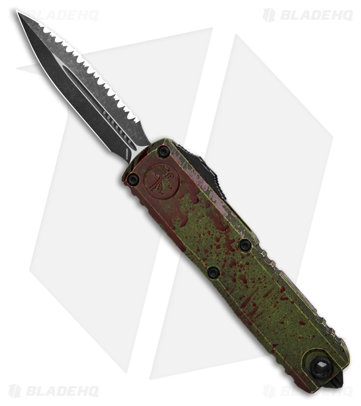 Microtech UTX-85 D/E  Gen IV OTF Automatic Knife Outbreak (3.1" DSW Full Serr)