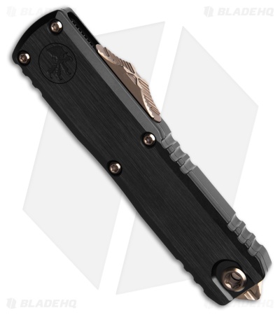 Microtech UTX-85 D/E Gen III OTF Automatic Knife Black (3.1" Coppermai Damascus)
