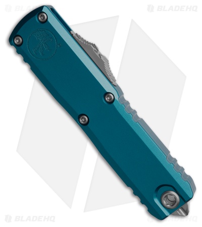 Microtech UTX-85 D/E  Gen III OTF Automatic Knife Blue (3.1" Full Serrated SW)
