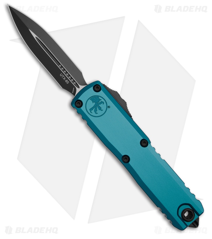 Microtech UTX-85 D/E  Gen IV OTF Automatic Knife Blue (3.1" Black)