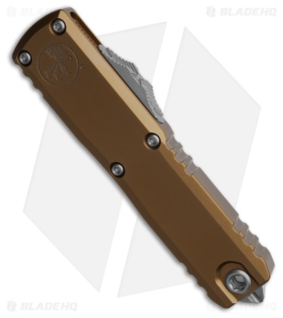 Microtech UTX-85 D/E  Gen IV OTF Automatic Knife Tan (3.1" Stonewash)