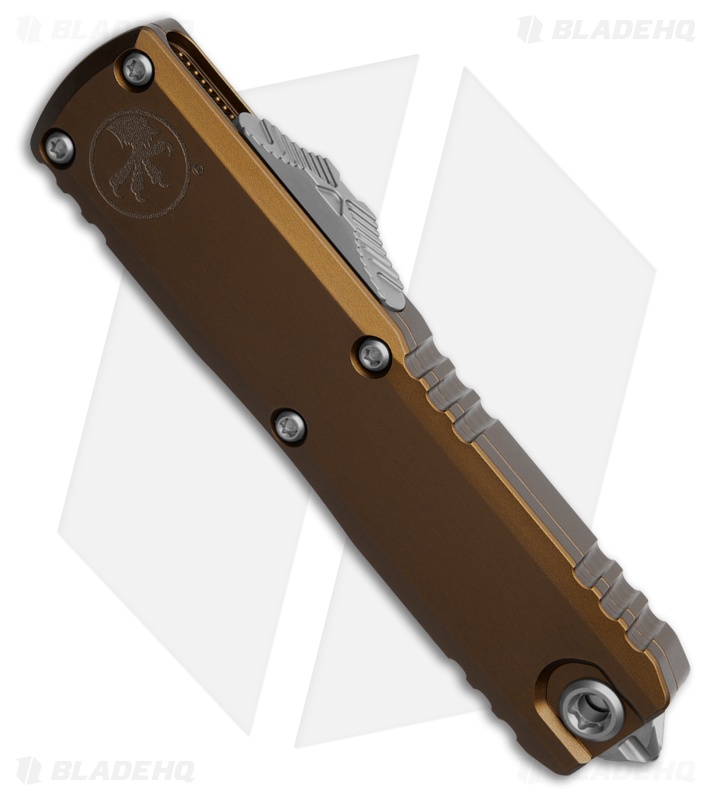 Microtech UTX-85 D/E  Gen III OTF Automatic Knife Tan (3.1" SW Full Serrated)