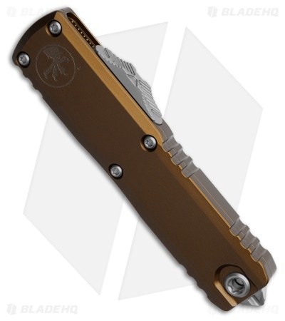 Microtech UTX-85 D/E  Gen III OTF Automatic Knife Tan (3.1" SW Full Serrated)