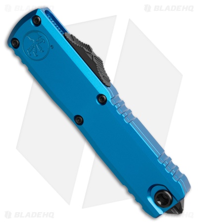 Microtech UTX-85 D/E  Gen IV OTF Automatic Knife Blue (3.1" Black Full Serr)