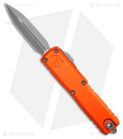 Microtech UTX-85 D/E  Gen IV OTF Automatic Knife Orange (3.1" Apocalyptic)