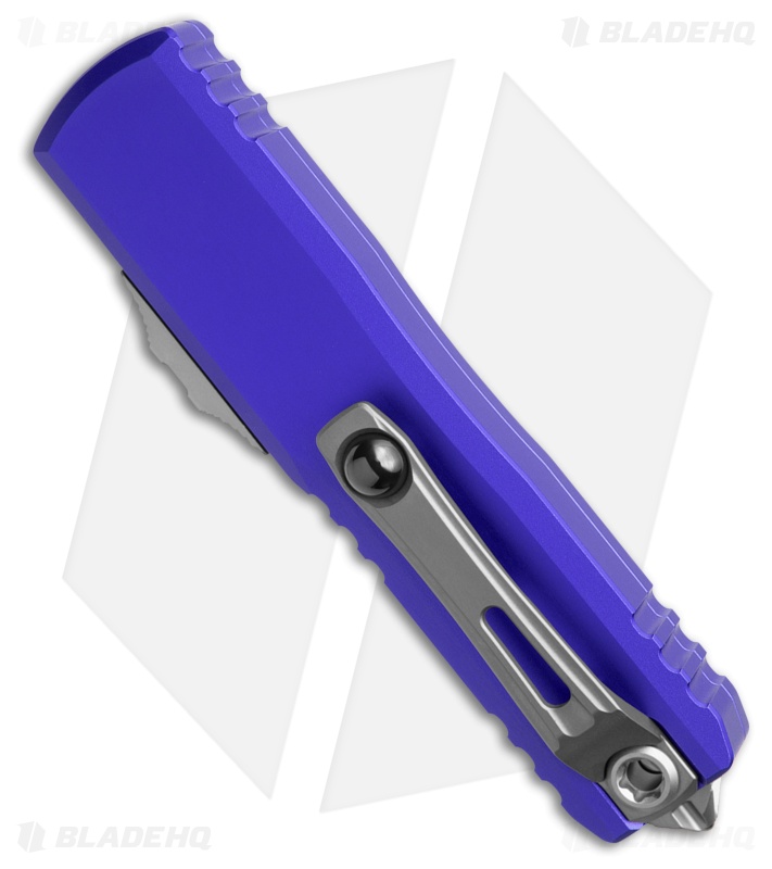 Microtech UTX-85 D/E  Gen IV OTF Automatic Knife Purple (3.1" Stonewash)