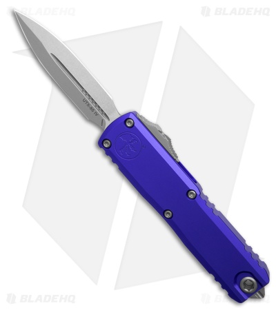 Microtech UTX-85 D/E  Gen IV OTF Automatic Knife Purple (3.1" Stonewash)