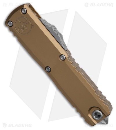 Microtech UTX-85 D/E  Gen IV OTF Automatic Knife Tan (3.1" Apoc Full Serr)