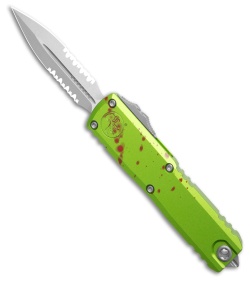 Microtech UTX-85 D/E  Gen IV OTF Automatic Knife Zombie-Tech (3.1" SW Serr)