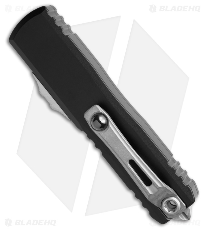 Microtech UTX-85 Gen IV D/E OTF Automatic Knife Black Al (3.1" Apoc Full Serr)