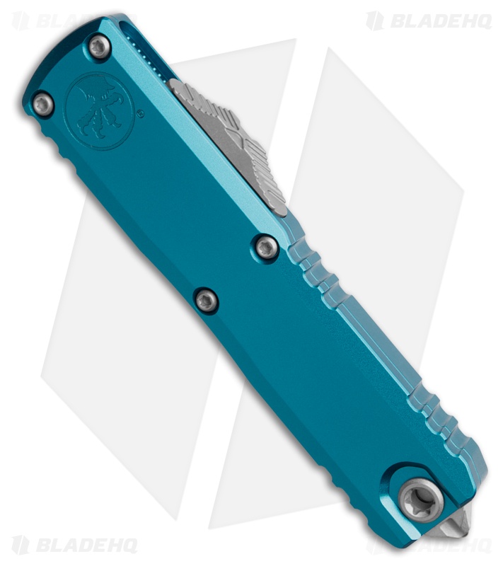 Microtech UTX-85 Gen IV D/E OTF Automatic Knife Blue Aluminum (3.1" Apoc P/S)