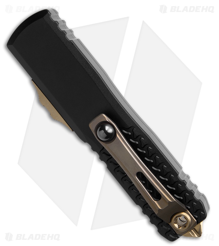 Microtech UTX-85 Gen IV D/E OTF Automatic Knife Jedi Master Al (3.1" Green Serr)