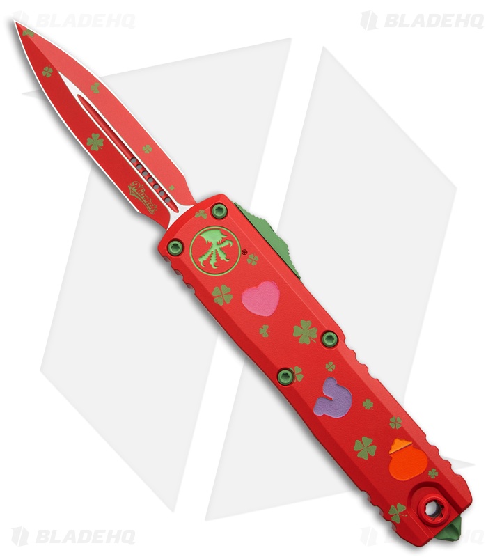 Microtech UTX-85 Gen IV D/E Knife | SPD | Red