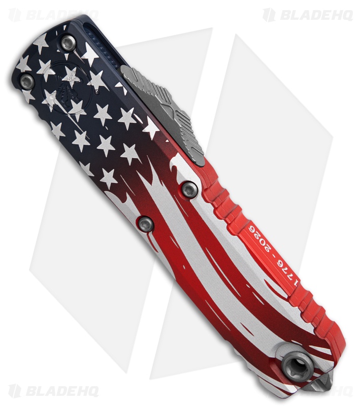 Microtech UTX-85 Gen IV S/E OTF Automatic Knife 250th ANN 4th of July