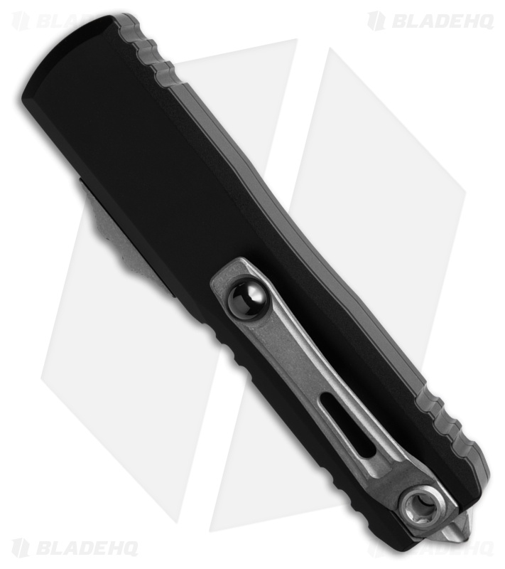 Microtech UTX-85 Gen IV S/E OTF Automatic Knife Black Aluminum (3.1" Apoc Serr)