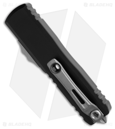 Microtech UTX-85 Gen IV S/E OTF Automatic Knife Black Aluminum (3.1" Apoc)