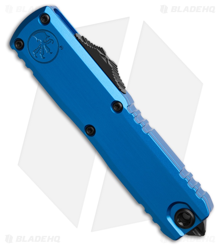 Microtech UTX-85 Gen IV S/E OTF Automatic Knife Blue Aluminum (3.1" Black)