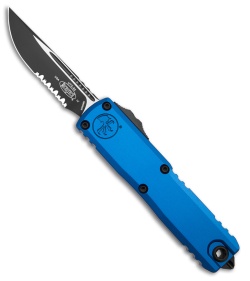 Microtech UTX-85 Gen IV S/E OTF Automatic Knife Blue Aluminum(3.1" Two Tone Ser)