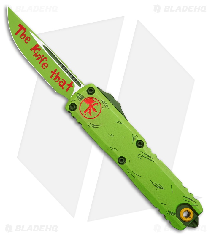 Microtech UTX-85 Gen IV S/E OTF Knife Grinch