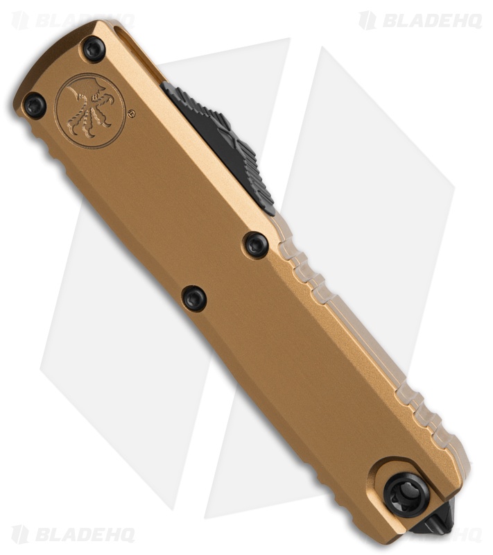 Microtech UTX-85 Gen IV S/E OTF Automatic Knife Tan Aluminum (3.1" Two Tone Ser)