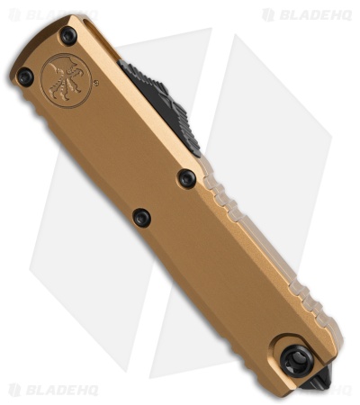 Microtech UTX-85 Gen IV S/E OTF Automatic Knife Tan Aluminum (3.1" Two Tone Ser)