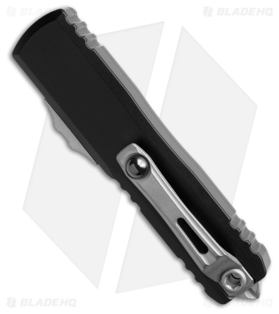 Microtech UTX-85 Gen IV T/E OTF Automatic Knife Black Al (3.1" Apocalyptic Serr)