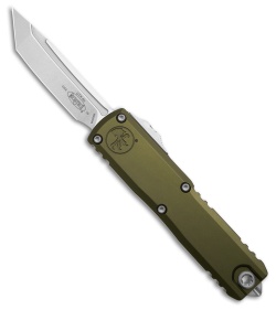 Microtech UTX-85 Gen IV T/E OTF Automatic Knife OD Green Aluminum (3.1" SW)
