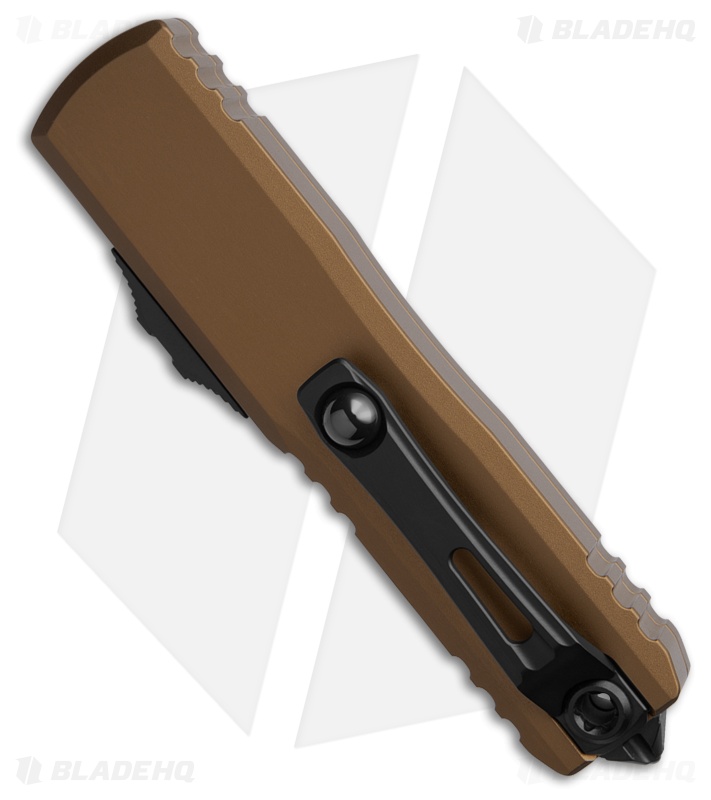 Microtech UTX-85 Tanto Gen IV OTF | Tan | Black Full Serr