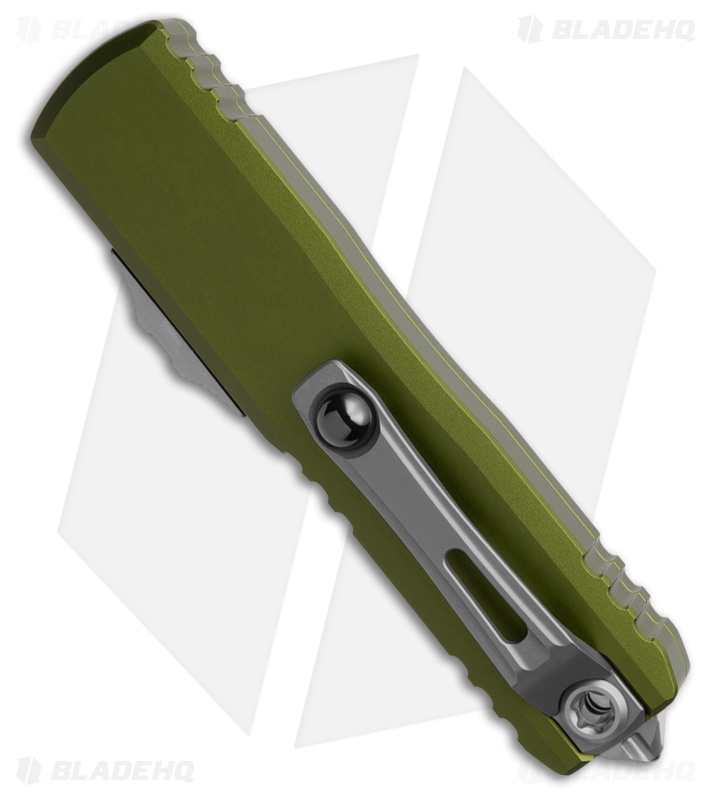 Microtech UTX-85 S/E  Gen IV OTF Automatic Knife OD Green (3.0" Stonewash)