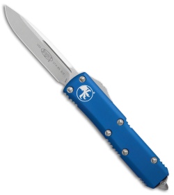 Microtech UTX-85 S/E OTF Automatic Knife Blue (3.125&quot; Stonewash) 231-10BL | 78854