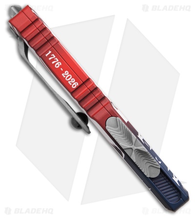 Microtech UTX-85 Tanto  Gen IV OTF Automatic Knife 4th of July(3.1" Apocalyptic)