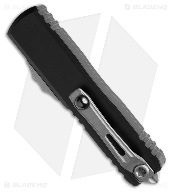 Microtech UTX-85 Tanto  Gen IV OTF Automatic Knife Black (3.1" Apoc Fully Serr)