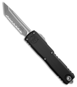 Microtech UTX-85 Tanto  Gen IV OTF Automatic Knife Black (3.1" Apoc Fully Serr)