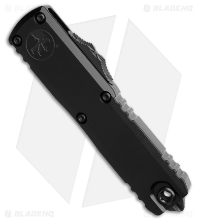 Microtech UTX-85 Tanto  Gen IV OTF Automatic Knife Black (3.1" Two-Tone Serr)