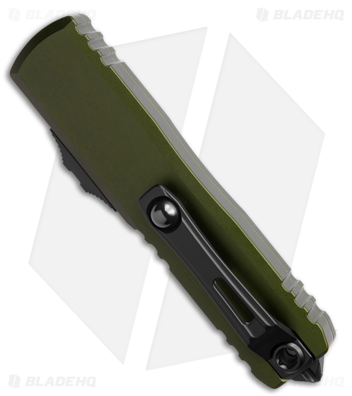 Microtech UTX-85 Tanto  Gen IV OTF Automatic Knife OD Green (3.1" Black Serr)