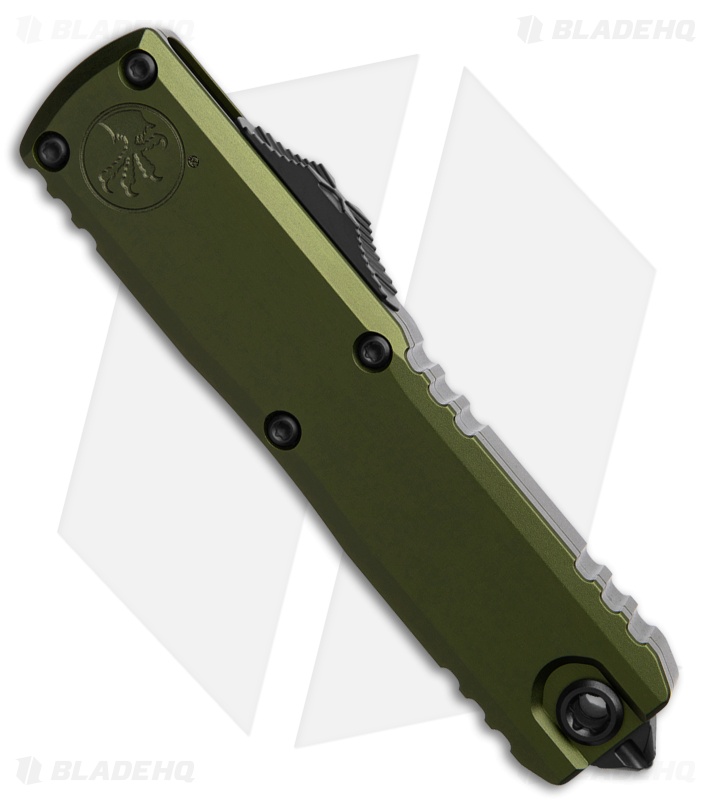 Microtech UTX-85 Tanto  Gen IV OTF Automatic Knife OD Green (3.1" Black Serr)