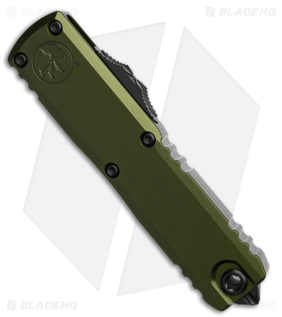 Microtech UTX-85 Tanto  Gen IV OTF Automatic Knife OD Green (3.1" Black Serr)