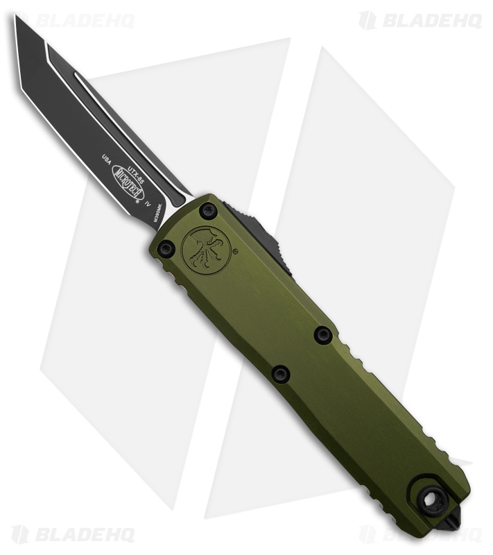 Microtech UTX-85 Tanto  Gen IV OTF Automatic Knife OD Green (3.1" Black)