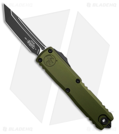 Microtech UTX-85 Tanto  Gen IV OTF Automatic Knife OD Green (3.1" Black)