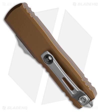 Microtech UTX-85 Tanto  Gen IV OTF Automatic Knife Tan (3.1" SW)