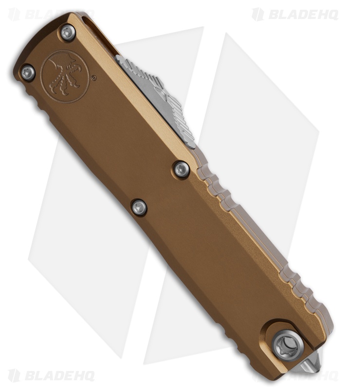 Microtech UTX-85 Tanto  Gen IV OTF Automatic Knife Tan (3.1" SW)