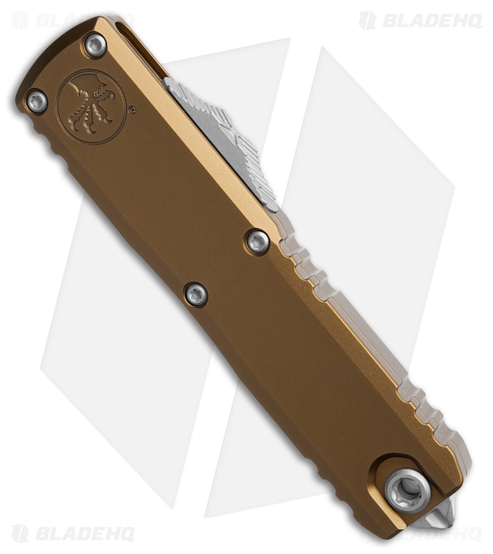 Microtech UTX-85 Tanto  Gen IV OTF Automatic Knife Tan (3.1" Apocalyptic Serr)