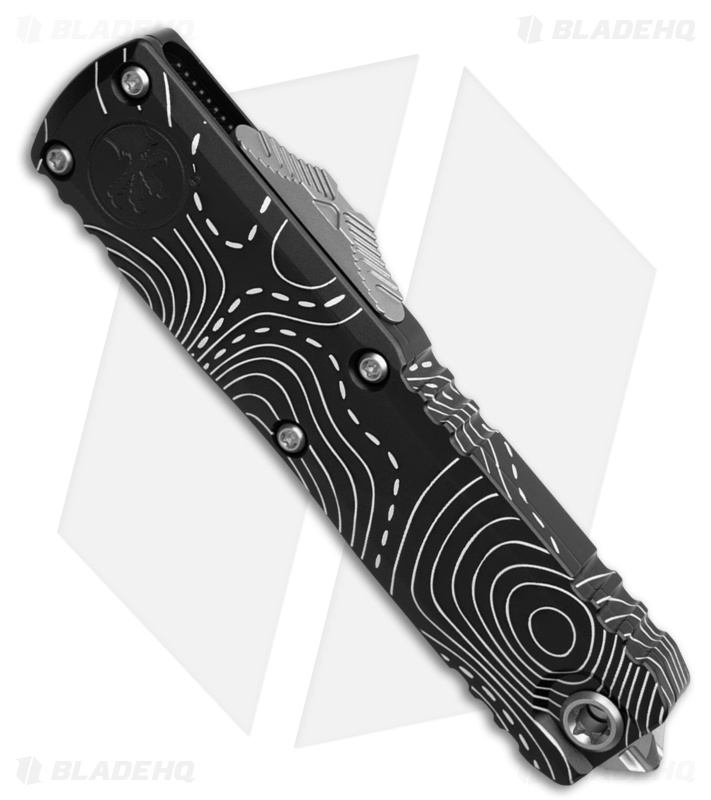 Microtech UTX-85 Tanto  Gen IV OTF Automatic Knife Topographic (3.1" SW Serr)