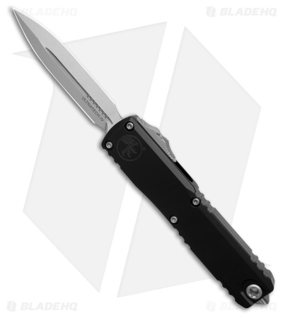 Microtech Ultratech D/E Gen IV Automatic Knife Black Al (3.5" SW)