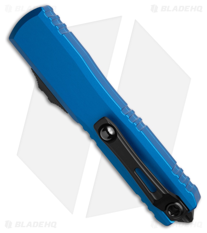 Microtech Ultratech D/E Gen IV Automatic Knife Blue Al (3.5" Black)